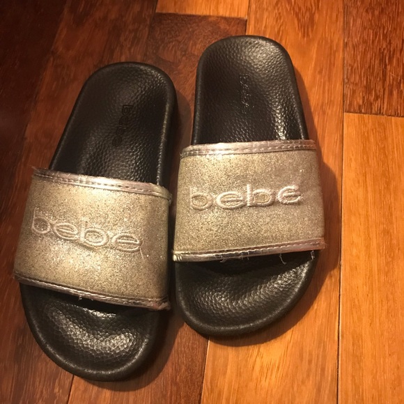 Girls Bebe slides - Picture 2 of 3